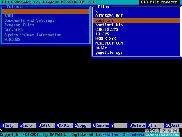 不用软驱和光驱进入纯DOS的方法 vFloppy图解教程14