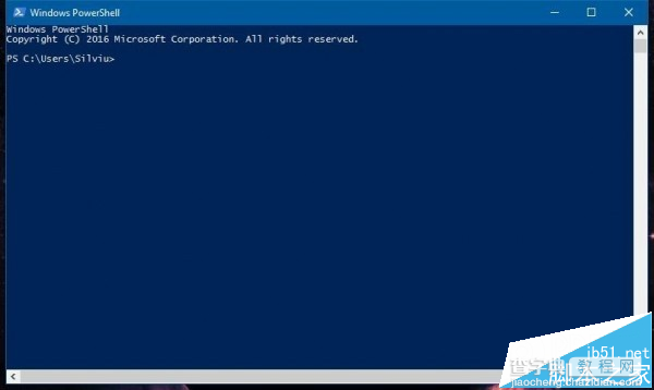 win10预览版14971中用将PowerShell替换命令提示符1