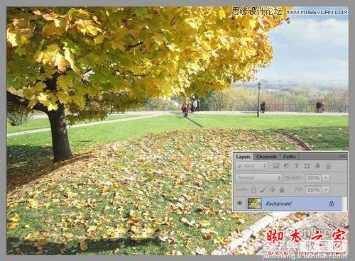 Photoshop CS6设计制作超酷的秋季风格3D立体字3