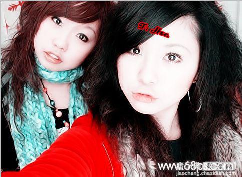 Photoshop教程：清晰脱俗靓丽美女照片2