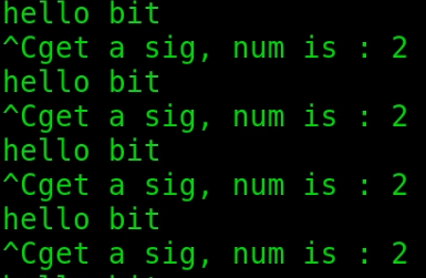 Linux下的信号详解及捕捉信号2