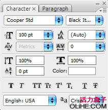 Photoshop 光滑的金色质感立体字7