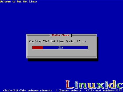 linux安装教程(红帽RedHat Linux 9)光盘启动安装过程图解4