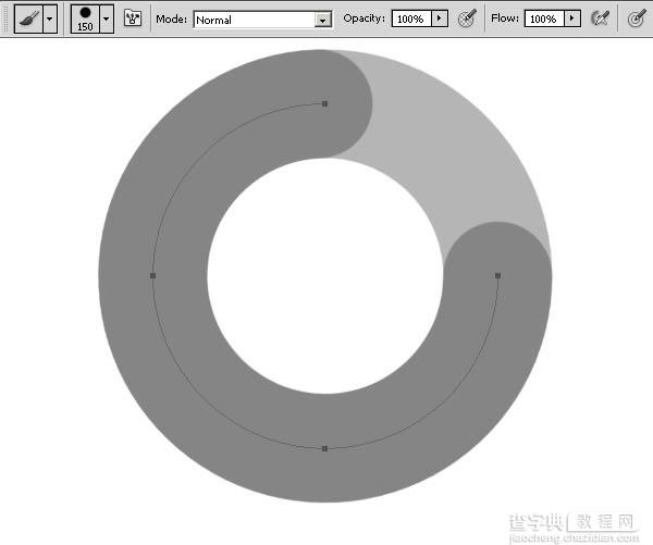 photoshop利用描边路径制作超可爱的多层次水晶字5