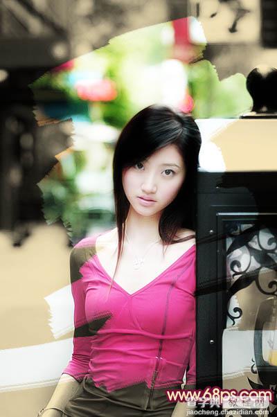 Photoshop笔刷和蒙版修改照片色彩层次2