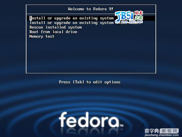 Fedora 9.0 系统安装教程详细图解1