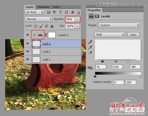 Photoshop CS6设计制作超酷的秋季风格3D立体字69