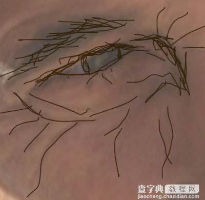 Photoshop 真人转成逼真的水彩素描画4