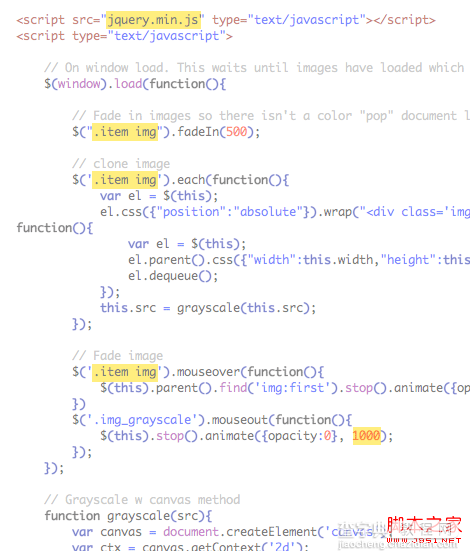 HTML5实践-图片设置成灰度图2
