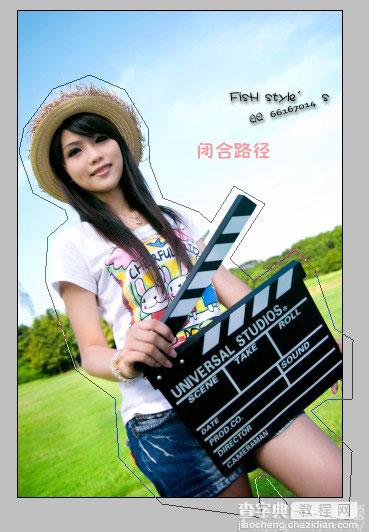 Photoshop为人物照片增加非常活泼的粘贴元素5