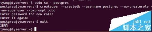 ubuntu环境Odoo9快速安装教程3