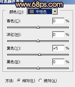 Photoshop将山野人物图片调成橙黄的秋季色22