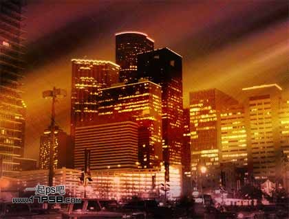 Photoshop中增强城市夜景图片的对比和梦幻度11