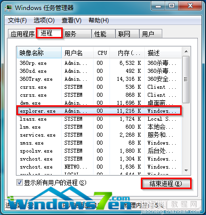 删除Windows7任务栏通知区域的大量无效旧图标8