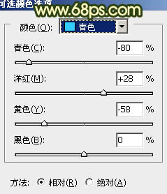 Photoshop将外景人物图片调成灿烂的夏季色19