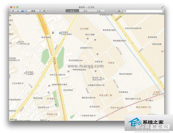 MAC使用地图查看交通状况避免交通拥堵3