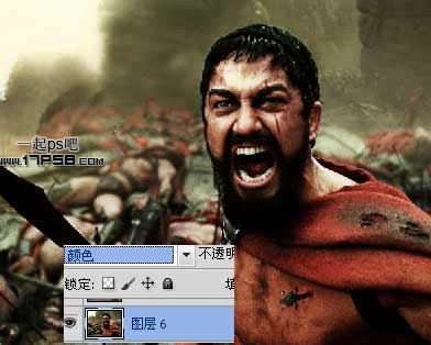 photoshop将斯巴达300勇士图片制作出电影效果12