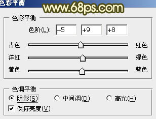 Photoshop为绿树边的美女调制出柔美的黄褐色效果11