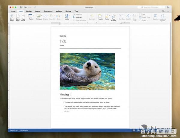 [下载]Office 2016 for Mac新预览版  Word上手体验10