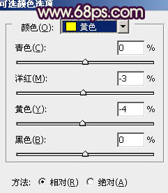 Photosho将写意人物图片调出柔和的淡暖色14