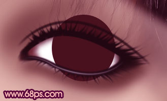 Photoshop将普通眼睛打造出极具魅力的紫色水晶彩妆效果18