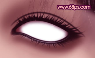 Photoshop将普通眼睛打造出极具魅力的紫色水晶彩妆效果17