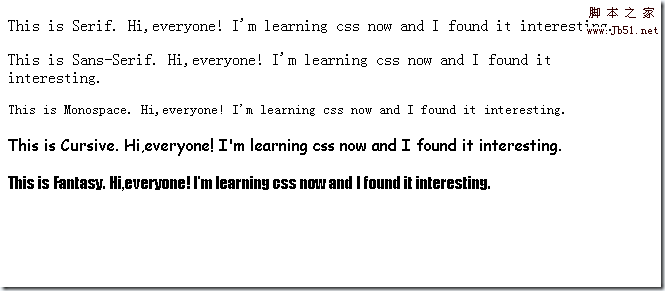 CSS值、单位和字体说明3