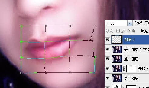 Photoshop 模糊的人物转为漂亮的紫色仿手绘效果20