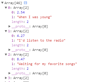 HTML5使用Audio标签实现歌词同步的效果2