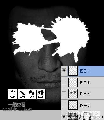 photoshop制作出人物脸部剥皮效果4