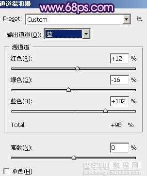 Photoshop树林人物图片调制出流行的淡雅柔美的日韩粉蓝色效果11