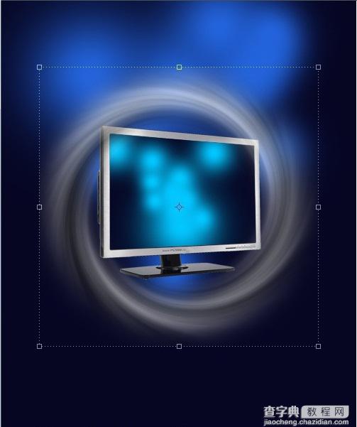 Photoshop 合成创意的液晶显示器广告特效9