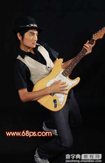 Photoshop 打造高清的阳光吉他手7