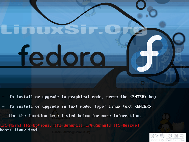 Fedora Core 5.0 安装教程，菜鸟图文教程(linux text)1