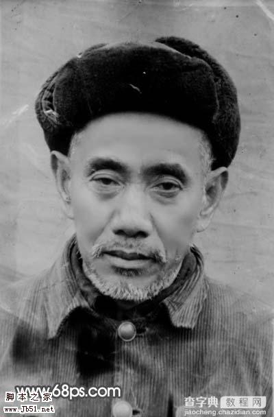 Photoshop 修复黑白的人物老照片10