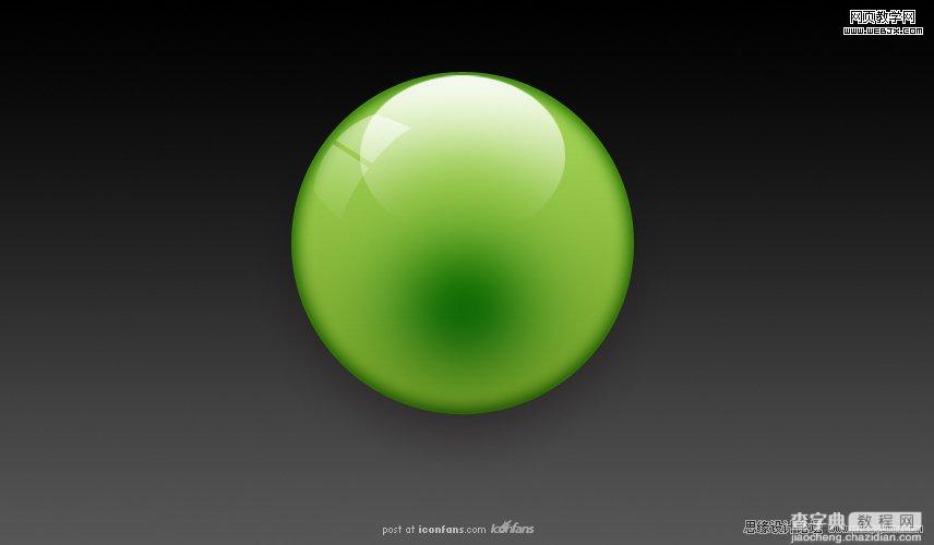 Photoshop将设计出非常抢眼的绿色水晶球效果教程15