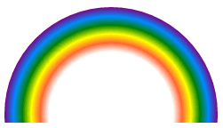 CSS制作各种样式的彩虹效果5