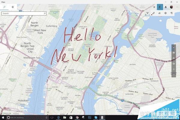 Win10一周年更新中地图应用获得更新 正式支持Windows Ink墨迹1