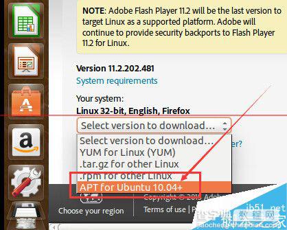 ubuntu14.10怎么下载并安装adobe flash？5
