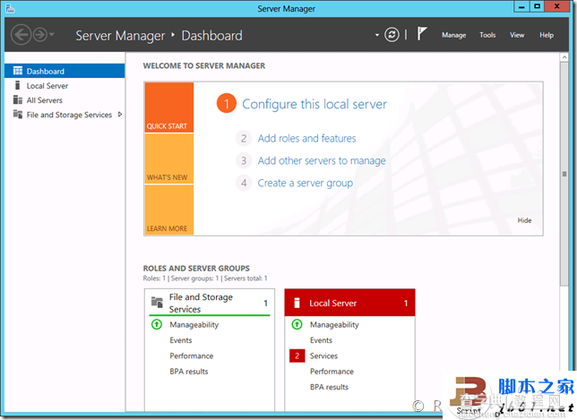 Windows Server 2012服务器管理器的详细介绍2