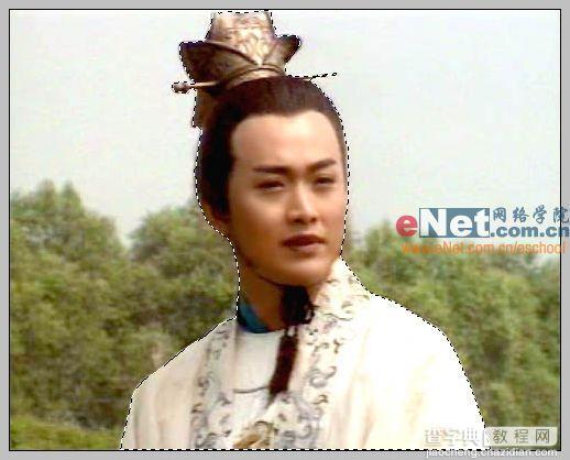 Photoshop调色教程:蓝天白云树林3