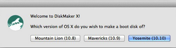 DiskMaker X制作Yosemite安装U盘教程2