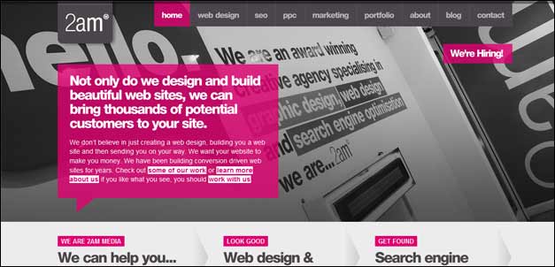 插图式的网站主页设计 网站设计新的趋势1