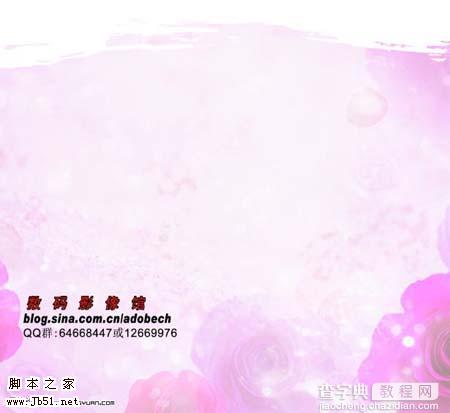 Photoshop 梦幻的紫色美女艺术照3