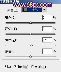 Photoshop将公路人物图片调成灿烂的暖色调10
