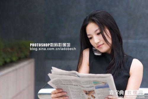 photoshop 简单三步冷色图片打造成柔美的暖色照片1