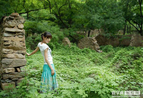 Photoshop Lab模式让照片变换季节1