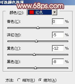 Photoshop将偏色人像图片调制出纯美的淡红色12