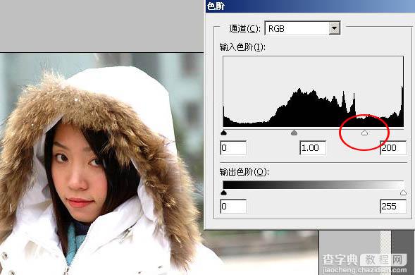 Photoshop 偏暗的影楼照片润色4