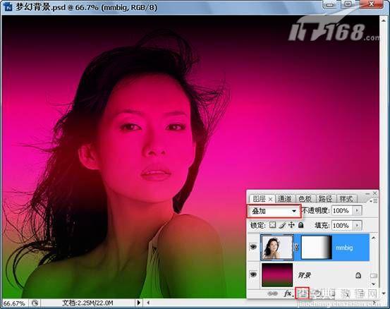 Photoshop CS3制作巨星章子怡曼妙的舞姿6